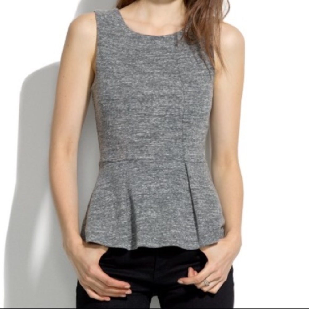 Madewell peplum top